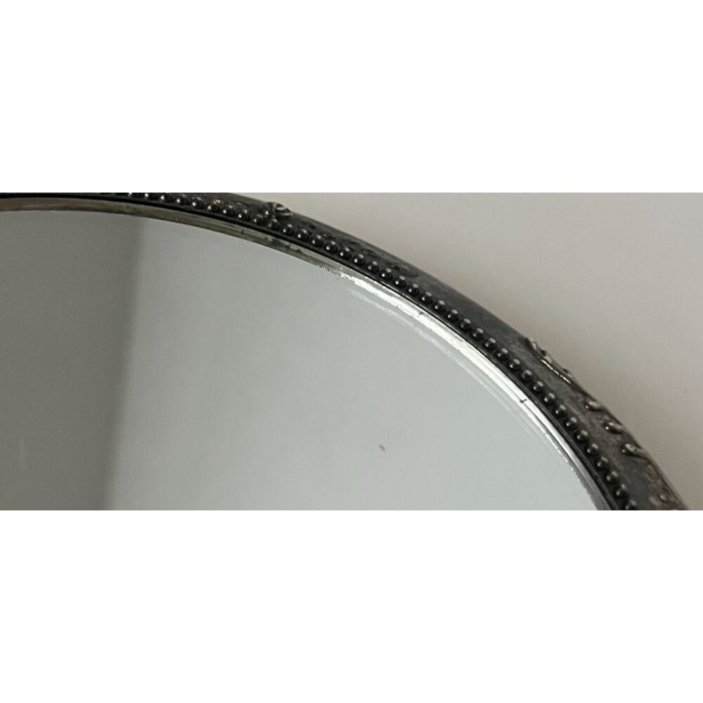 Vintage Silver-Plated Vanity Set Mirror Brush Comb Dressing Table Set - Picture 12 of 12
